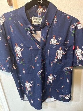 RSVLTS x MLBPA Houston Astros Jose Altuve Space Kunuflex Shirt Men's Medium M